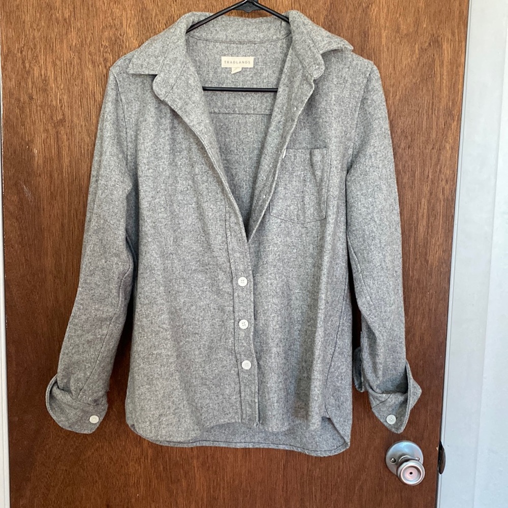 Tradlands Wool Button Down